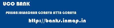 UCO BANK  PUNJAB JALANDHAR GORAYA ATTA GORAYA  banks information 